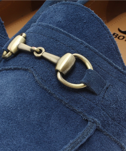 WHO'S WHO gallery（フーズフーギャラリー）の「【BOYMAN】ビットスエードローファー（ドレスシューズ・メンズ・ネイビー/キャメル/サックスブルー/その他・26.5cm/27/26）」の7枚目の写真