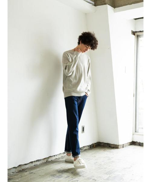 CRAFT STANDARD BOUTIQUE（クラフトスタンダードブティック）の「【ウォッシャブル対応】針抜きリブニットプルオーバー＊（ニット/セーター・メンズ・ネイビー/ホワイト系その他/グレー系その他2・LL/M/L）」の7枚目の写真