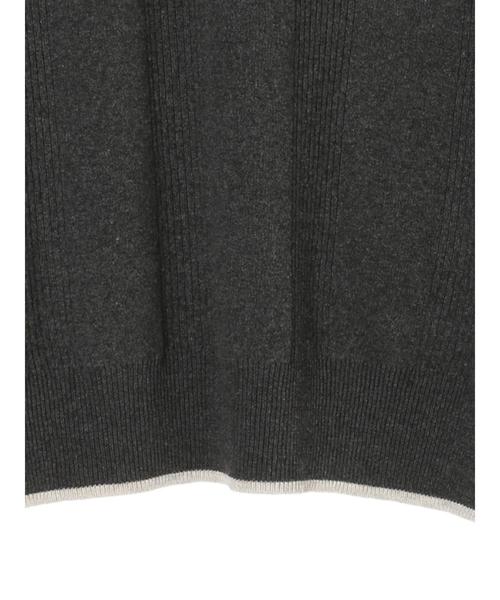 CRAFT STANDARD BOUTIQUE（クラフトスタンダードブティック）の「【ウォッシャブル対応】針抜きリブニットプルオーバー＊（ニット/セーター・メンズ・ネイビー/ホワイト系その他/グレー系その他2・LL/M/L）」の17枚目の写真