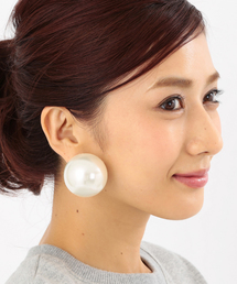 Ray BEAMS | dix / ビッグパール ピアス(ピアス（両耳用）)