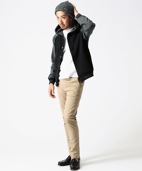 BEAMS（ビームス）の「BEAMS / フード スウェット スタジャン（パーカー・メンズ・マスタード/ネイビー/ブラック・LARGE/SMALL/X-LARGE/MEDIUM）」の11枚目の写真