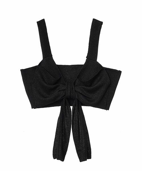 Candy Stripper（キャンディストリッパー）の「RIBBON ビスチェ（その他トップス・レディース・ブラック/ライトブルー/ピンク/レッド・2）」の2枚目の写真