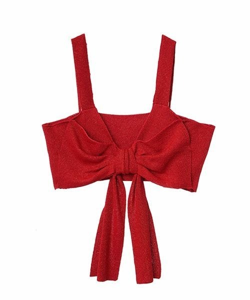 Candy Stripper（キャンディストリッパー）の「RIBBON ビスチェ（その他トップス・レディース・ブラック/ライトブルー/ピンク/レッド・2）」の6枚目の写真