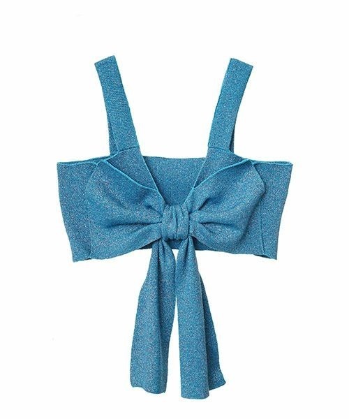 Candy Stripper（キャンディストリッパー）の「RIBBON ビスチェ（その他トップス・レディース・ブラック/ライトブルー/ピンク/レッド・2）」の7枚目の写真