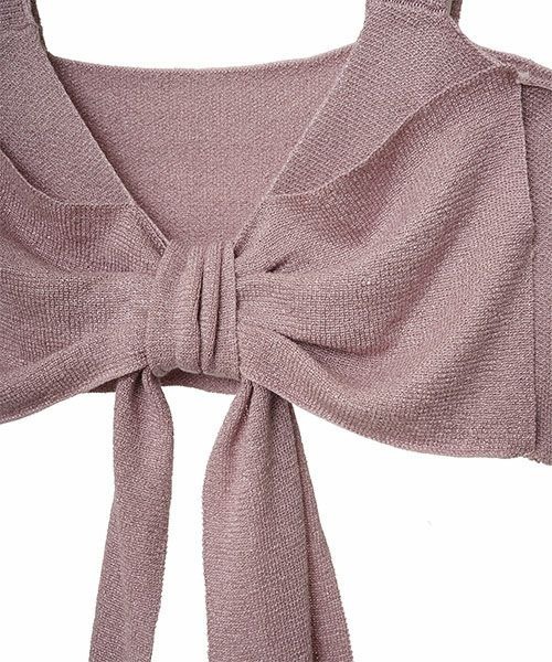 Candy Stripper（キャンディストリッパー）の「RIBBON ビスチェ（その他トップス・レディース・ブラック/ライトブルー/ピンク/レッド・2）」の9枚目の写真