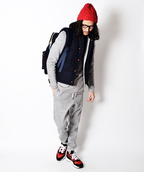 SHIPS JET BLUE（シップスジェットブルー）の「JB: ショールダウンベスト 14AW■●（ダウンベスト・メンズ・ネイビー/グレー・SMALL/MEDIUM/LARGE）」の3枚目の写真