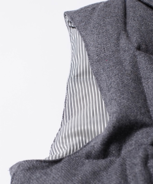 SHIPS JET BLUE（シップスジェットブルー）の「JB: ショールダウンベスト 14AW■●（ダウンベスト・メンズ・ネイビー/グレー・SMALL/MEDIUM/LARGE）」の6枚目の写真