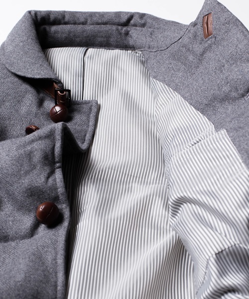 SHIPS JET BLUE（シップスジェットブルー）の「JB: ショールダウンベスト 14AW■●（ダウンベスト・メンズ・ネイビー/グレー・SMALL/MEDIUM/LARGE）」の11枚目の写真