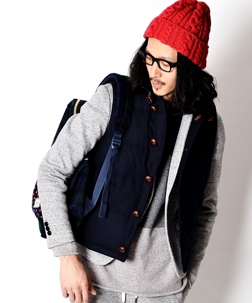 SHIPS JET BLUE（シップスジェットブルー）の「JB: ショールダウンベスト 14AW■●（ダウンベスト・メンズ・ネイビー/グレー・SMALL/MEDIUM/LARGE）」の14枚目の写真