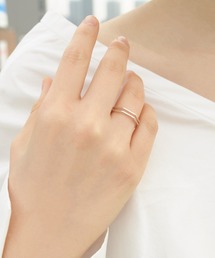 KU-CROISSANT（クークロワッサン）の「「STEPHISIMO」SV925 シルバー イヤカフ リング 2WAY（イヤーカフ）」