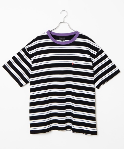 BUCCA 44(ブッカフォーティーフォー)の「【BUCCA 44】マルチボーダーポケT(Tシャツ/カットソー・メンズ・ホワイト系その他5/ブラック系その他5・MEDIUM/LARGE/X-LARGE/XX-LARGE/XXX-LARGE)」の2枚目の写真