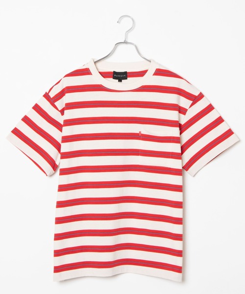 BUCCA 44(ブッカフォーティーフォー)の「【BUCCA 44】マルチボーダーポケT(Tシャツ/カットソー・メンズ・ホワイト系その他5/ブラック系その他5・MEDIUM/LARGE/X-LARGE/XX-LARGE/XXX-LARGE)」の4枚目の写真