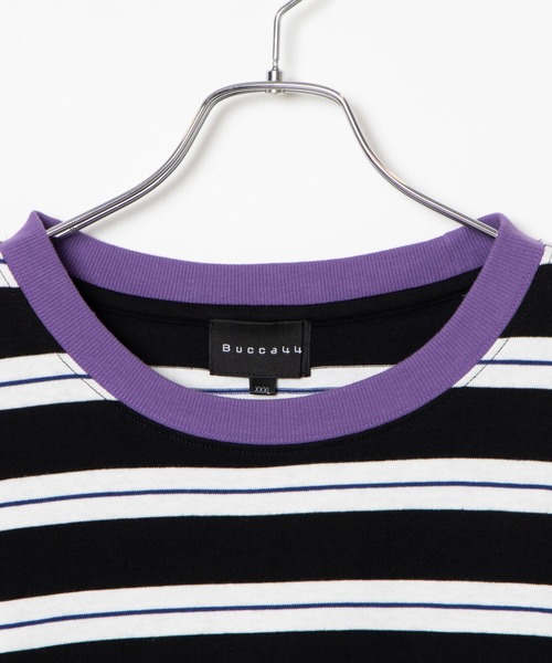 BUCCA 44(ブッカフォーティーフォー)の「【BUCCA 44】マルチボーダーポケT(Tシャツ/カットソー・メンズ・ホワイト系その他5/ブラック系その他5・MEDIUM/LARGE/X-LARGE/XX-LARGE/XXX-LARGE)」の6枚目の写真