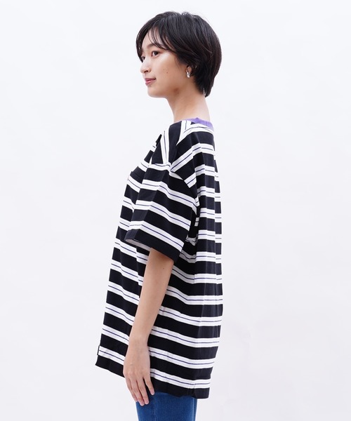 BUCCA 44(ブッカフォーティーフォー)の「【BUCCA 44】マルチボーダーポケT(Tシャツ/カットソー・メンズ・ホワイト系その他5/ブラック系その他5・MEDIUM/LARGE/X-LARGE/XX-LARGE/XXX-LARGE)」の18枚目の写真
