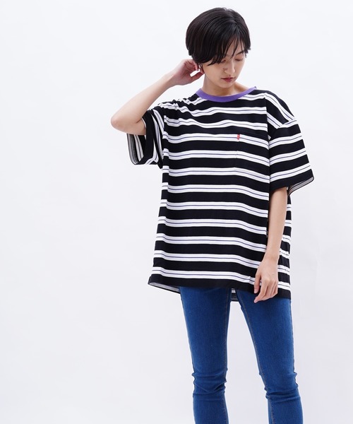 BUCCA 44(ブッカフォーティーフォー)の「【BUCCA 44】マルチボーダーポケT(Tシャツ/カットソー・メンズ・ホワイト系その他5/ブラック系その他5・MEDIUM/LARGE/X-LARGE/XX-LARGE/XXX-LARGE)」の12枚目の写真