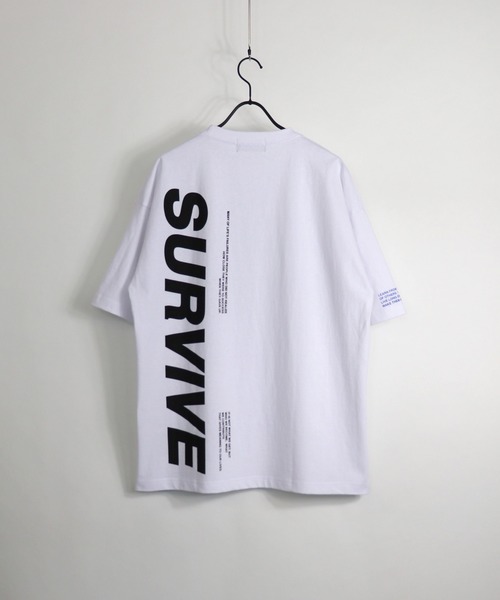 ILL'S（イルズ）の「ILL'S / イルズ vertical ロゴTシャツ（Tシャツ/カットソー・メンズ・ホワイト/ブラック/パープル・M/L）」の4枚目の写真