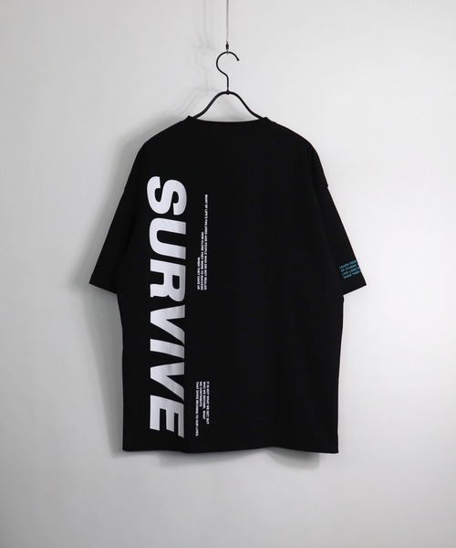 ILL'S（イルズ）の「ILL'S / イルズ vertical ロゴTシャツ（Tシャツ/カットソー・メンズ・ホワイト/ブラック/パープル・M/L）」の5枚目の写真