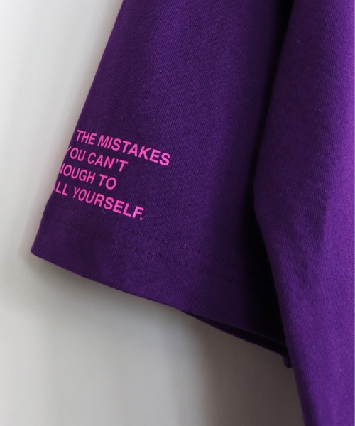ILL'S（イルズ）の「ILL'S / イルズ vertical ロゴTシャツ（Tシャツ/カットソー・メンズ・ホワイト/ブラック/パープル・M/L）」の8枚目の写真
