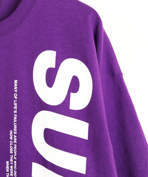 ILL'S（イルズ）の「ILL'S / イルズ vertical ロゴTシャツ（Tシャツ/カットソー・メンズ・ホワイト/ブラック/パープル・M/L）」の7枚目の写真