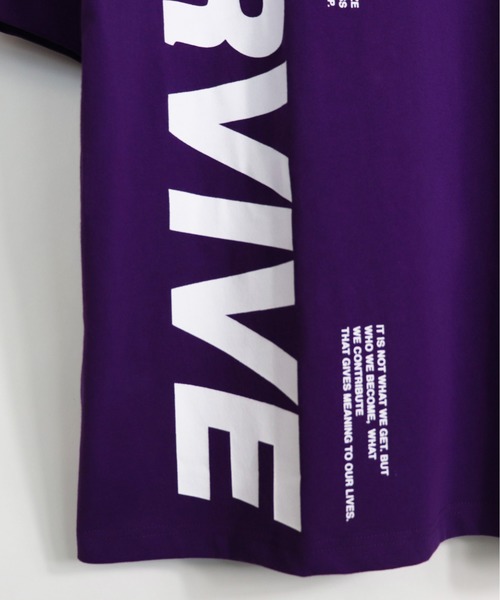 ILL'S（イルズ）の「ILL'S / イルズ vertical ロゴTシャツ（Tシャツ/カットソー・メンズ・ホワイト/ブラック/パープル・M/L）」の6枚目の写真