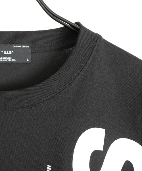 ILL'S（イルズ）の「ILL'S / イルズ vertical ロゴTシャツ（Tシャツ/カットソー・メンズ・ホワイト/ブラック/パープル・M/L）」の14枚目の写真