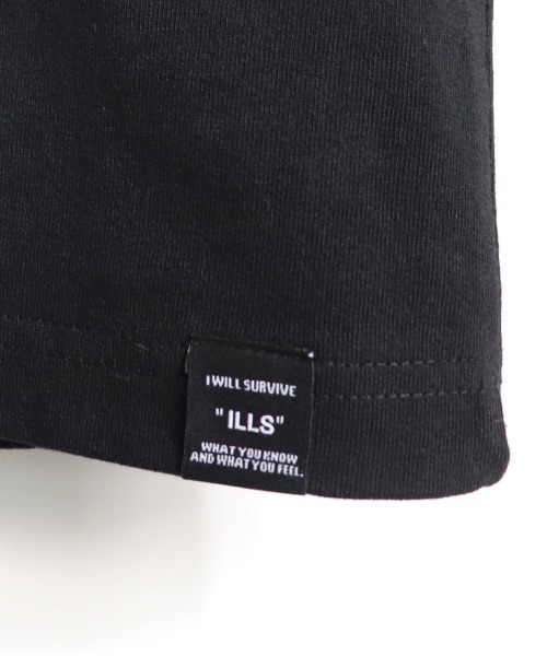 ILL'S（イルズ）の「ILL'S / イルズ vertical ロゴTシャツ（Tシャツ/カットソー・メンズ・ホワイト/ブラック/パープル・M/L）」の11枚目の写真
