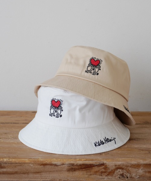 Keith Haring(キース・ヘリング)の「【Keith Haring/キースヘリング】アートロゴ バケットハット(ハット・メンズ・ホワイト/ブラック/ベージュ/ベージュ系その他/ホワイト系その他/ブラック系その他/ホワイト系その他2/ブラック系その他2/ベージュ系その他2/ブラック系その他3/ベージュ系その他3/ブラック系その他4/ホワイト系その他3/ホワイト系その他4/ベージュ系その他4/ブラック系その他5/ホワイト系その他5/ブラック系その他6/ベージュ系その他5・FREE)」の15枚目の写真