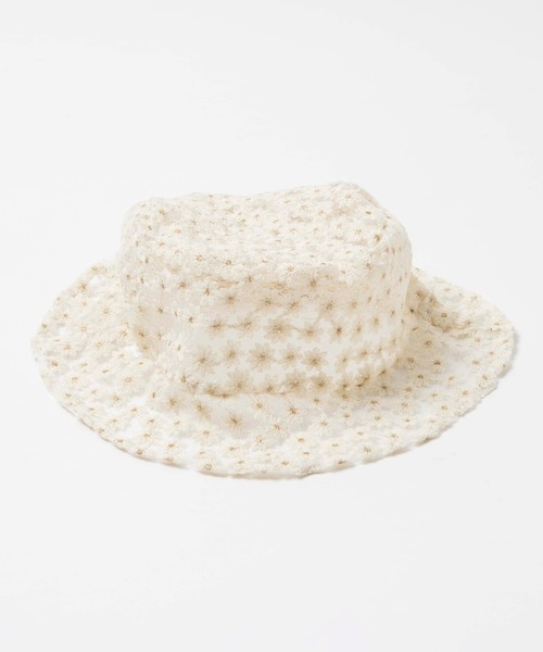 WEGO（ウィゴー）の「WEGO/レースバケットハット（ハット・レディース・ホワイト系その他/ホワイト/ブラック・FREE）」の21枚目の写真