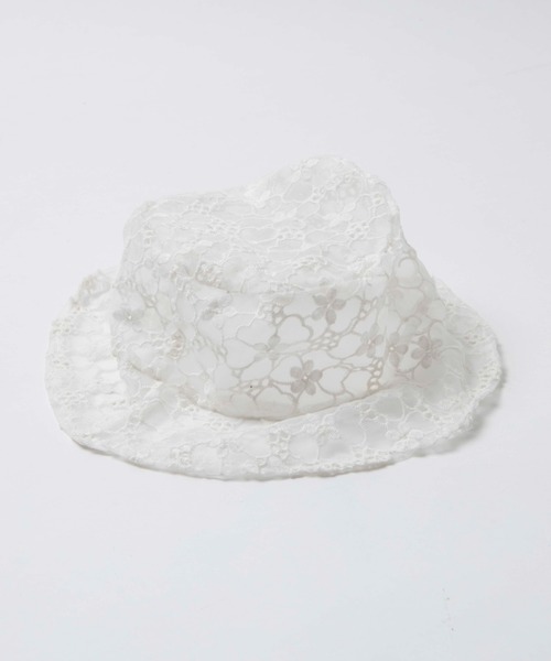 WEGO（ウィゴー）の「WEGO/レースバケットハット（ハット・レディース・ホワイト系その他/ホワイト/ブラック・FREE）」の22枚目の写真