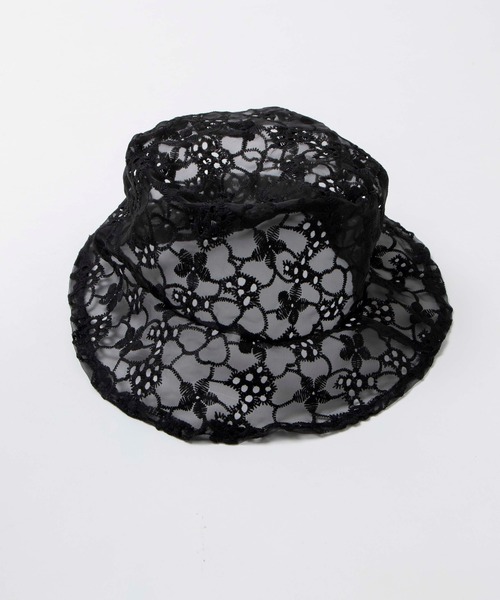 WEGO（ウィゴー）の「WEGO/レースバケットハット（ハット・レディース・ホワイト系その他/ホワイト/ブラック・FREE）」の19枚目の写真