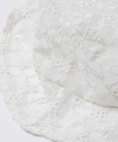 WEGO（ウィゴー）の「WEGO/レースバケットハット（ハット・レディース・ホワイト系その他/ホワイト/ブラック・FREE）」の17枚目の写真