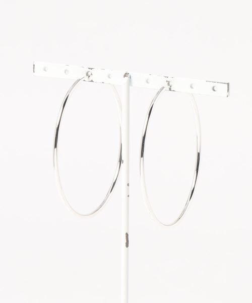 TODAYFUL（トゥデイフル）の「ティンフープピアス（ピアス（両耳用）・レディース・シルバー/ゴールド・FREE）」の7枚目の写真