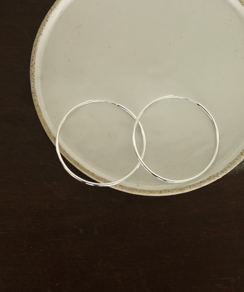 TODAYFUL（トゥデイフル）の「ティンフープピアス（ピアス（両耳用）・レディース・シルバー/ゴールド・FREE）」の6枚目の写真