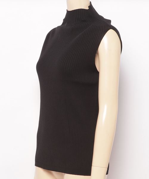 three dots(スリードッツ)の「Bemberg sweater mock neck tank(タンクトップ・レディース・ブラック/ブラウン系その他/グリーン系その他/グレー系その他・MEDIUM/SMALL)」の5枚目の写真