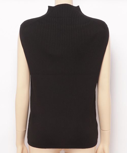 three dots(スリードッツ)の「Bemberg sweater mock neck tank(タンクトップ・レディース・ブラック/ブラウン系その他/グリーン系その他/グレー系その他・MEDIUM/SMALL)」の6枚目の写真