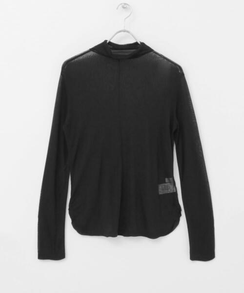 SENSE OF PLACE by URBAN RESEARCH（センスオブプレイスバイアーバンリサーチ）の「ハイネックシアートップ（Tシャツ/カットソー・レディース・ライトブルー/ブラック/モカ/ライトベージュ・FREE）」の7枚目の写真