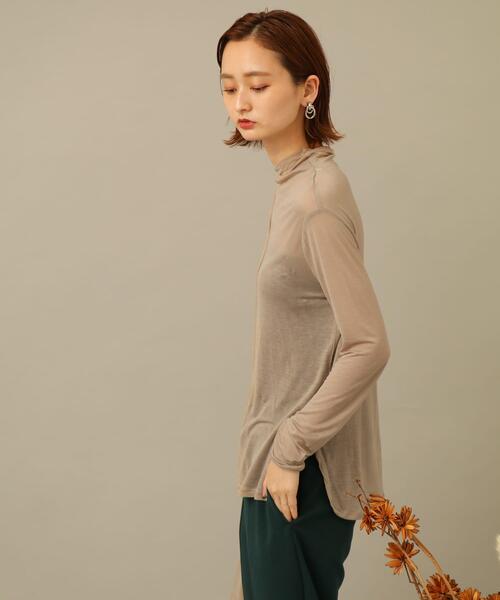 SENSE OF PLACE by URBAN RESEARCH（センスオブプレイスバイアーバンリサーチ）の「ハイネックシアートップ（Tシャツ/カットソー・レディース・ライトブルー/ブラック/モカ/ライトベージュ・FREE）」の15枚目の写真