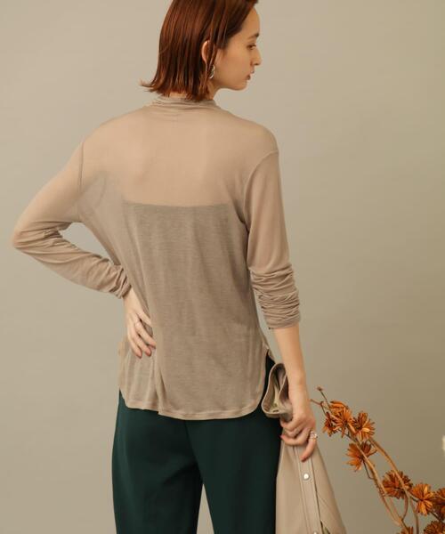 SENSE OF PLACE by URBAN RESEARCH（センスオブプレイスバイアーバンリサーチ）の「ハイネックシアートップ（Tシャツ/カットソー・レディース・ライトブルー/ブラック/モカ/ライトベージュ・FREE）」の16枚目の写真