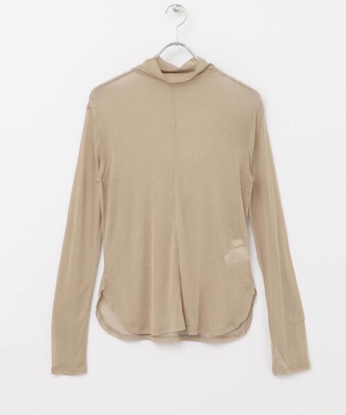 SENSE OF PLACE by URBAN RESEARCH（センスオブプレイスバイアーバンリサーチ）の「ハイネックシアートップ（Tシャツ/カットソー・レディース・ライトブルー/ブラック/モカ/ライトベージュ・FREE）」の17枚目の写真