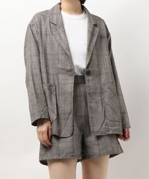 SpRay | 起毛チェックジャケットＳＥＴ　ＵＰ(セットアップ)