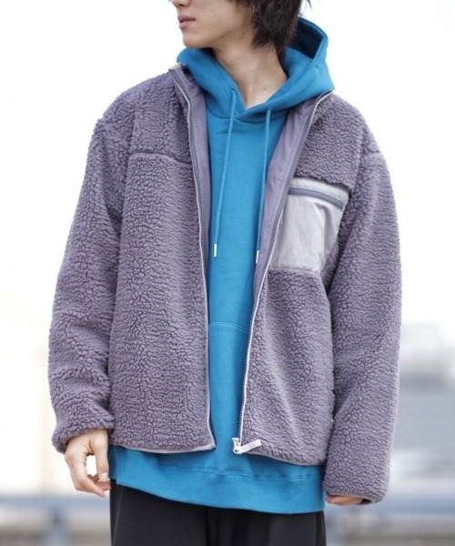 RAGEBLUE（レイジブルー）の「ボアスタンドブルゾン/891053（ブルゾン