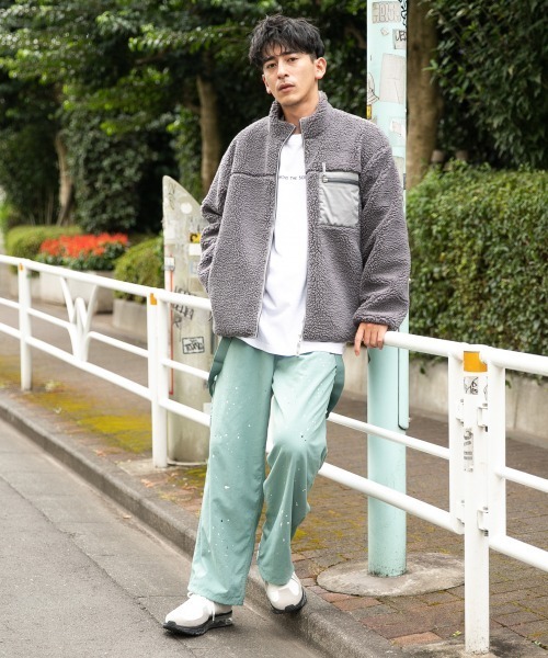 RAGEBLUE（レイジブルー）の「ボアスタンドブルゾン/891053（ブルゾン・メンズ・ブラック/オフホワイト/キャメル/ネイビー/グレー/ブルー/その他4/その他5/その他19/ダークブラウン/オリーブ・MEDIUM/LARGE/SMALL/X-LARGE）」の15枚目の写真