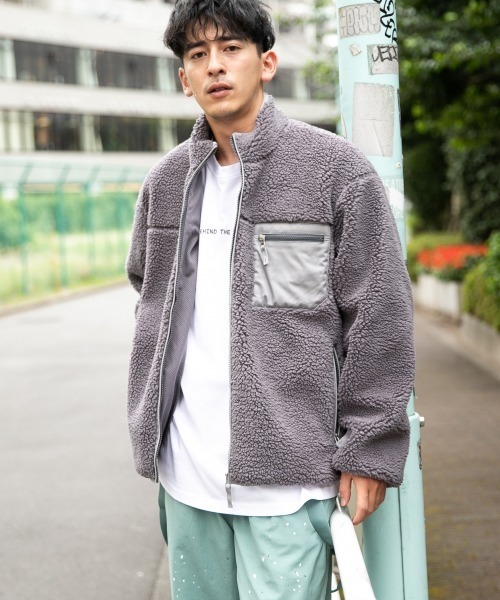 RAGEBLUE（レイジブルー）の「ボアスタンドブルゾン/891053（ブルゾン