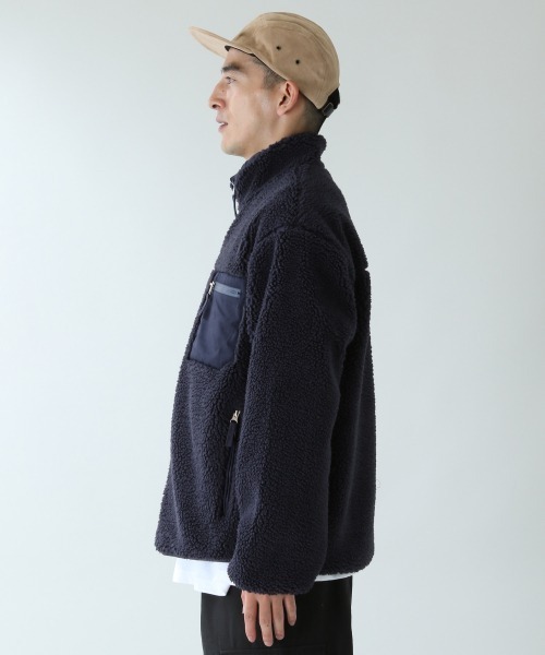 RAGEBLUE（レイジブルー）の「ボアスタンドブルゾン/891053（ブルゾン・メンズ・ブラック/オフホワイト/キャメル/ネイビー/グレー/ブルー/その他4/その他5/その他19/ダークブラウン/オリーブ・MEDIUM/LARGE/SMALL/X-LARGE）」の22枚目の写真