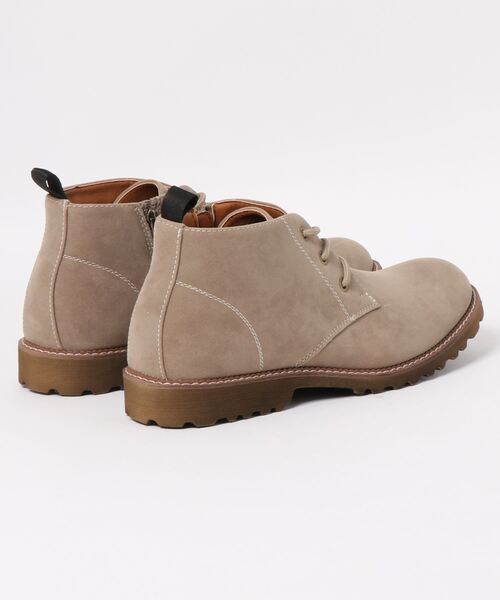 STYLEBLOCK（スタイルブロック）の「スエード調軽量レースアップブーツ（ブーツ・メンズ・ベージュ/グレー/ブラック・28.0cm/26.5cm/27.0cm/25.0cm/26.0cm/25.5cm）」の4枚目の写真