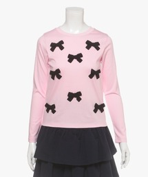 kate spade new york kids（ケイトスペードニューヨーク）の「ガールズ ボウロングスリーブティー（Tシャツ/カットソー・キッズ）」