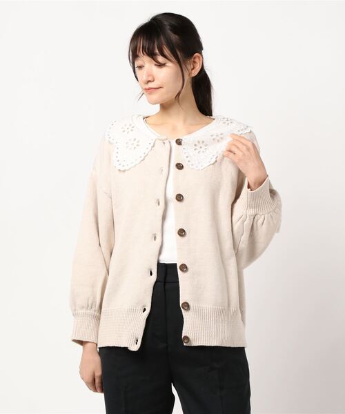 セール】スカラップ襟ニット【ZOZOTOWN限定アイテム】（ニット
