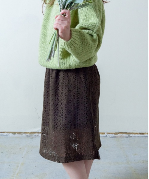 ＆yam（アンドヤム）の「カラーニット（ニット/セーター・キッズ・パープル/オレンジ/グリーン・100cm/110cm/120cm/140cm/130cm/150cm/160cm）」の15枚目の写真