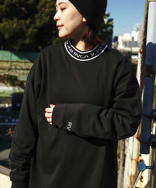 セール Rvca レディース Lp Ls Tee ロングスリーブｔシャツ 年秋冬モデル ルーカ 長袖 ロンt モックネック ドロップショルダー Tシャツ カットソー Rvca ルーカ のファッション通販 Zozotown