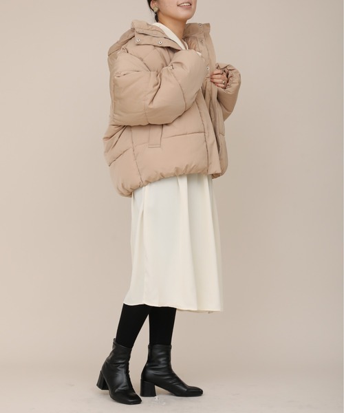 sakishimatokyo（サキシマトーキョー）の「【ZOZO限定】サキシマamp[フードツキナカワタジャケット]（ブルゾン・レディース・ブラック/ベージュ・FREE）」の15枚目の写真